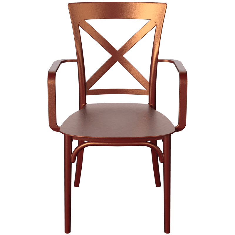 Poltrona Robust Cross Golden - Forte Plástico