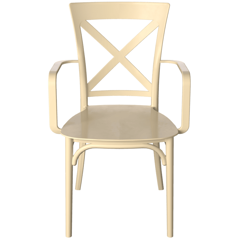 Poltrona Robust Cross natural - Forte Plástico