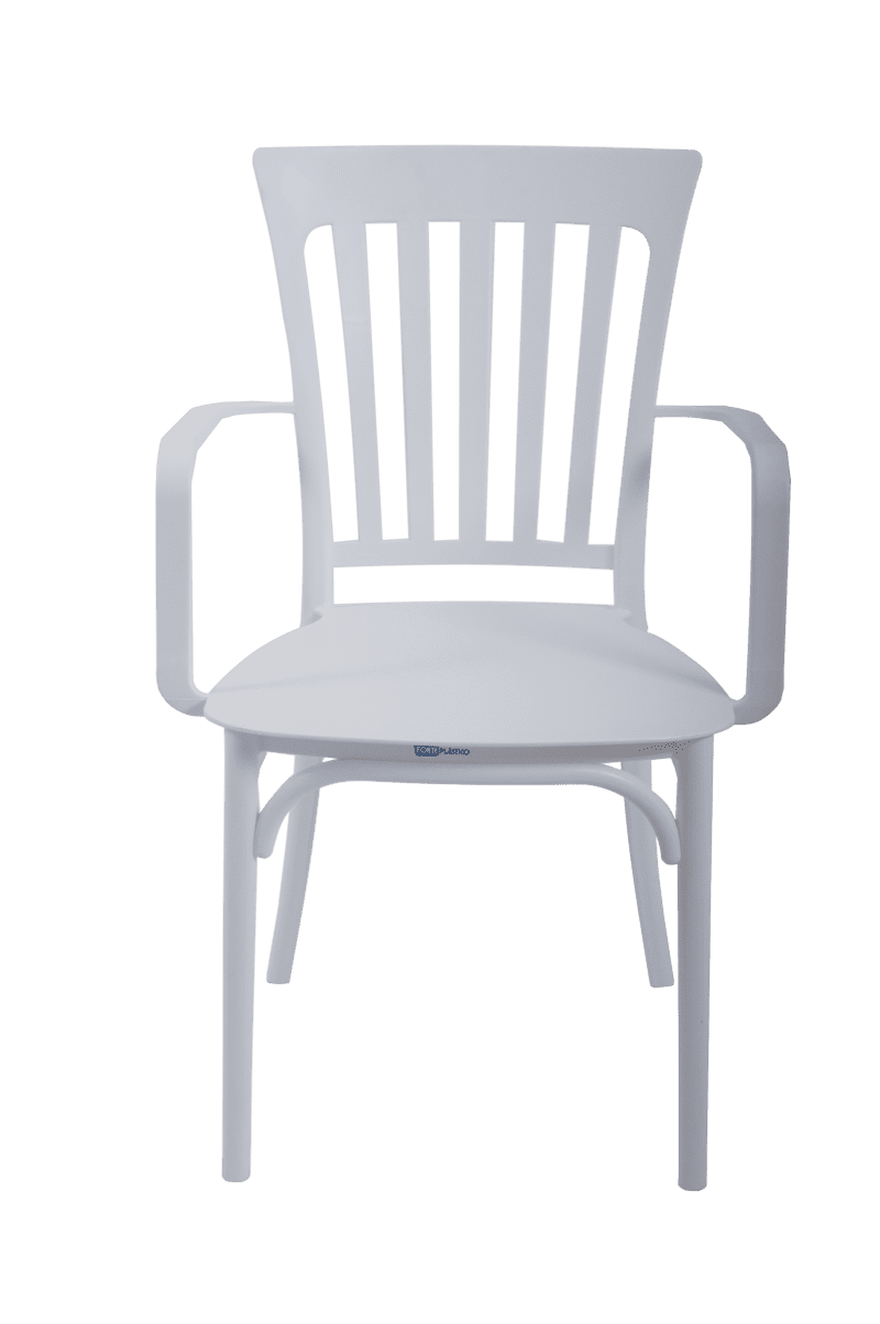 Poltrona de Plástico Seven Branca - Forte Plástico